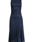 Daija Dress Navy Polka Dots Dresses - Midi Rails 