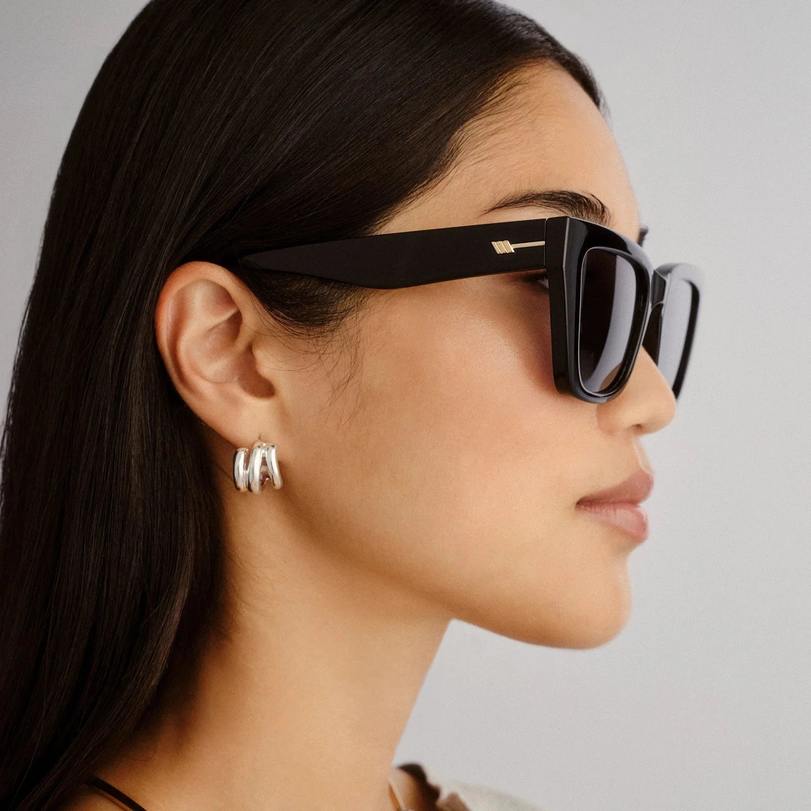 Le Coeur Black Sunglasses Le Specs 