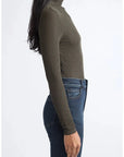 Wyeth Turtleneck Green Shadow Tops - Turtleneck Veronica Beard 