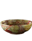 12" Green Onyx Decorative Bowl Home Decor - Bowls, Trays & Vases Marble Crafter 