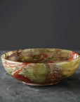 12" Green Onyx Decorative Bowl Home Decor - Bowls, Trays & Vases Marble Crafter 