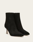 Lisa Suede Bootie Black Shoes - Boots - Booties Veronica Beard - Shoes 