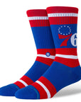 Prep Crew Socks Philadelphia 76ers Socks Stance 