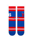 Prep Crew Socks Philadelphia 76ers Socks Stance 