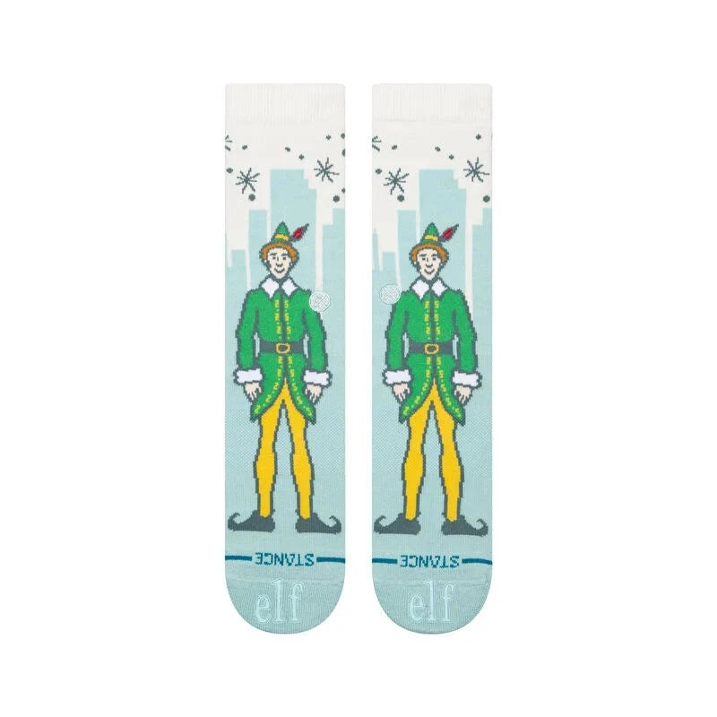 Big City Elf Crew Socks Ice Blue Socks Stance 