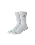 Hit Me Crew Gray Socks Stance 