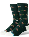 Huntin' Crew Sock Pine Socks Stance 