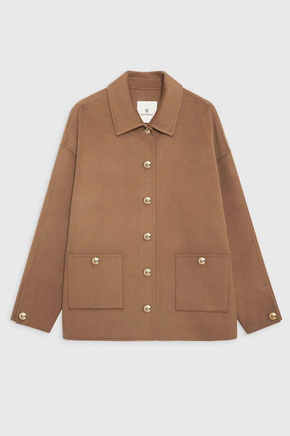 Luca Jacket Camel Cashmere Blend Jackets - Blazers Anine Bing 