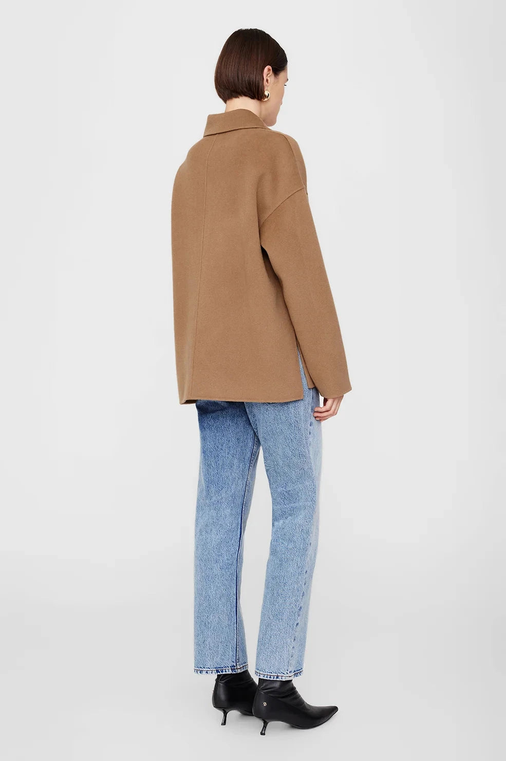Luca Jacket Camel Cashmere Blend Jackets - Blazers Anine Bing 