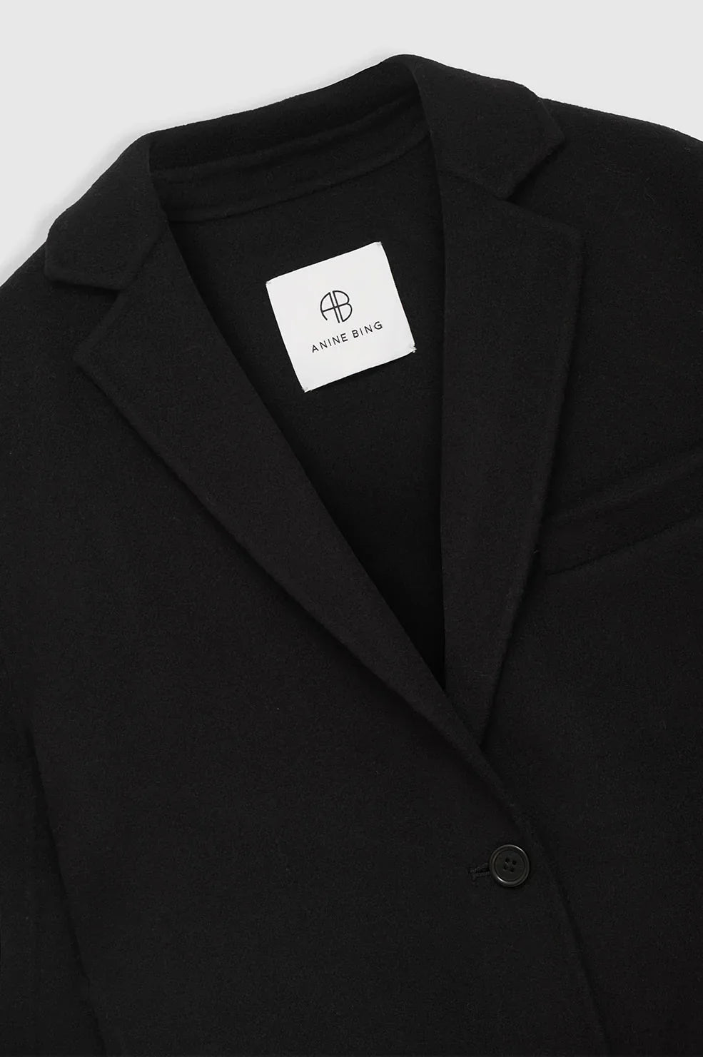 Quinn Blazer Cashmere Blend Black