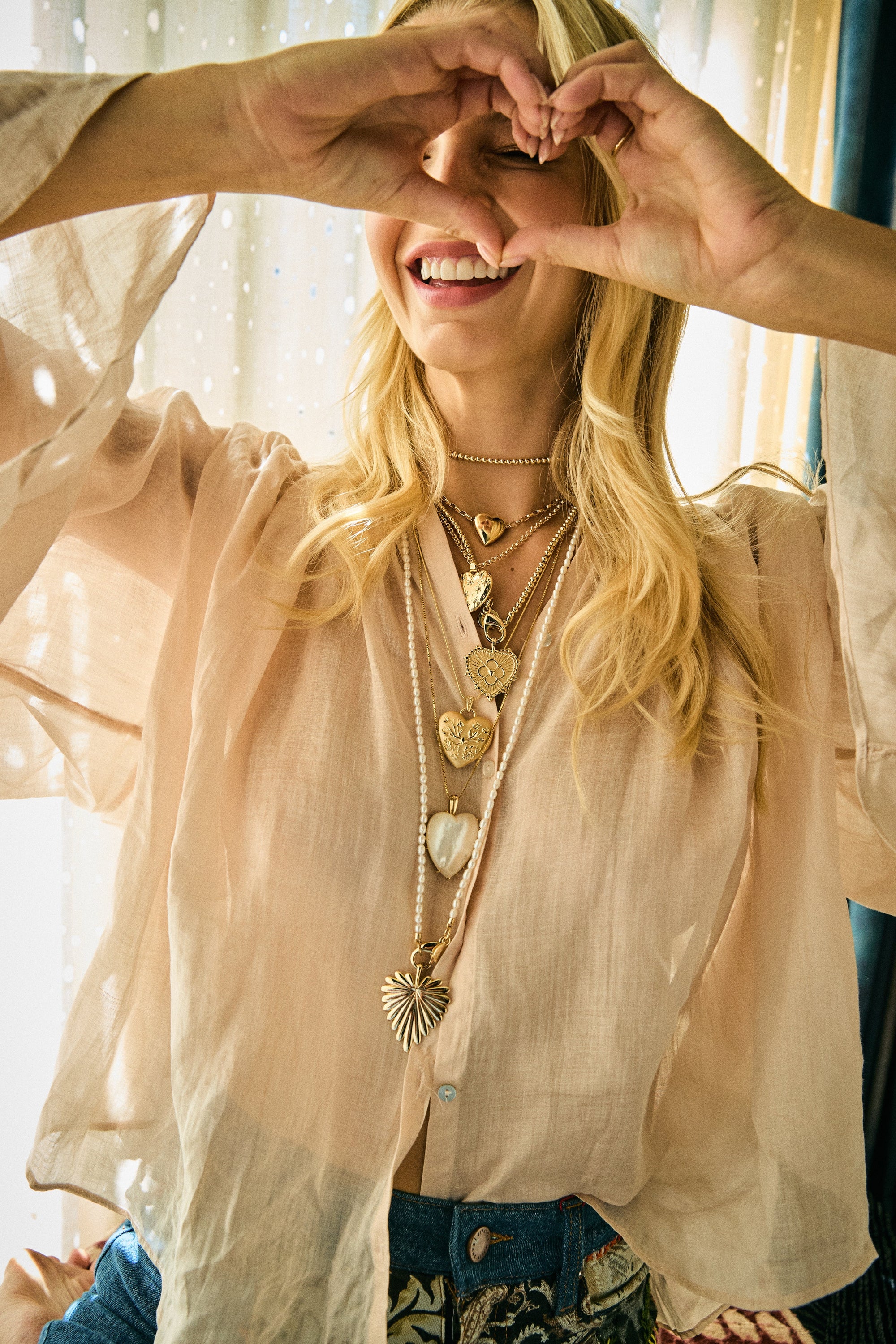 Love Set In The Stars Pendant 16-18" Classic Rolo Necklaces Jane Win 