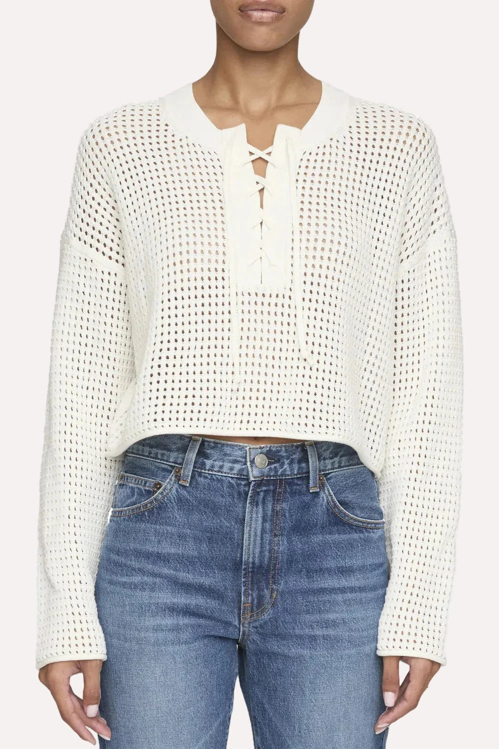 Dana Sweater Pearl Sweater - V-Neck A.L.C 