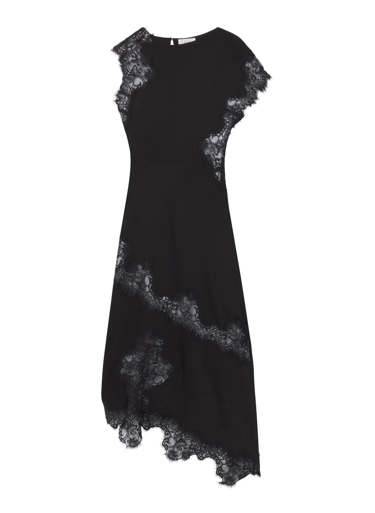 Alessia Satin And Lace Maxi Dress Black Dresses - Maxi A.L.C 