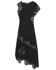 Alessia Satin And Lace Maxi Dress Black Dresses - Maxi A.L.C 