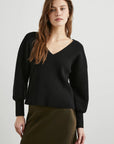 Alondra Top Black Tops - Blouses Rails 