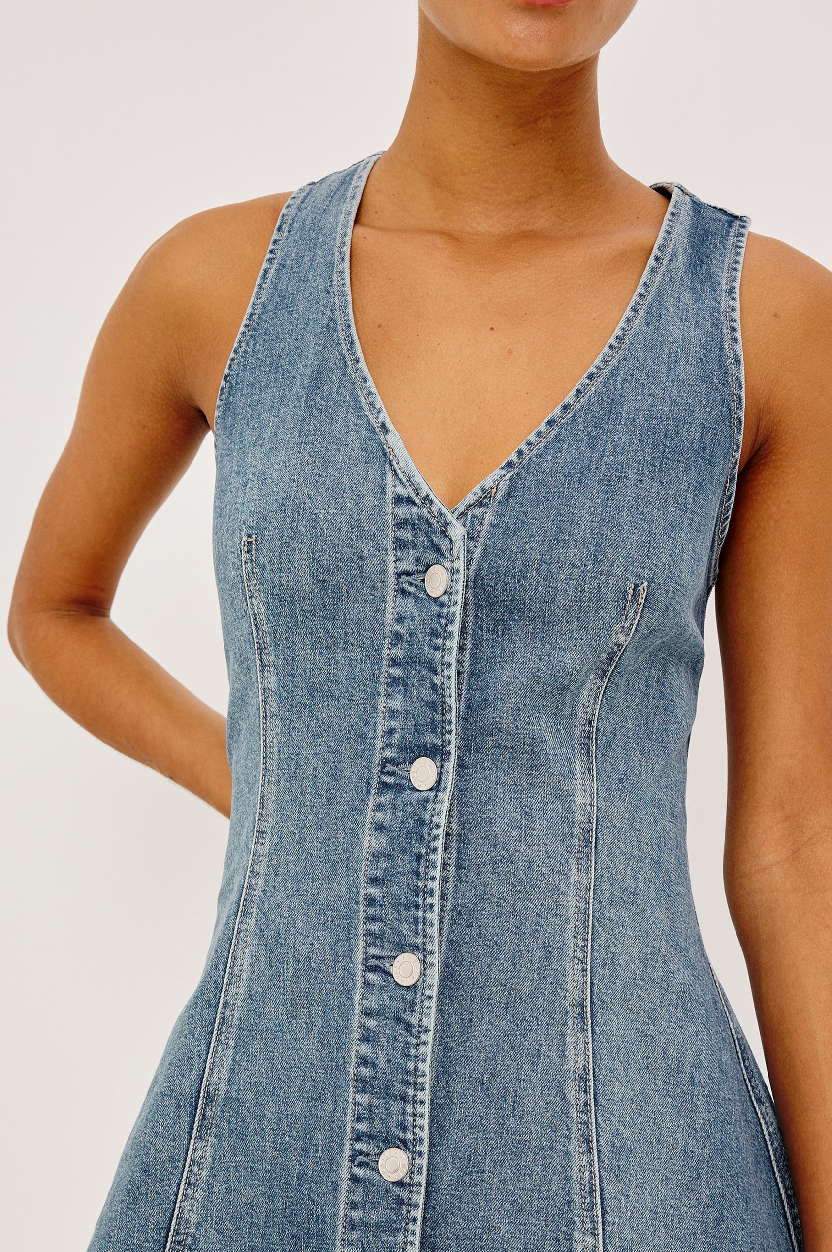 Anaheim Dress Heritage Blue Dresses - Short Rails 