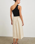 Anita Dress Black Ivory Dresses - Midi Rails 