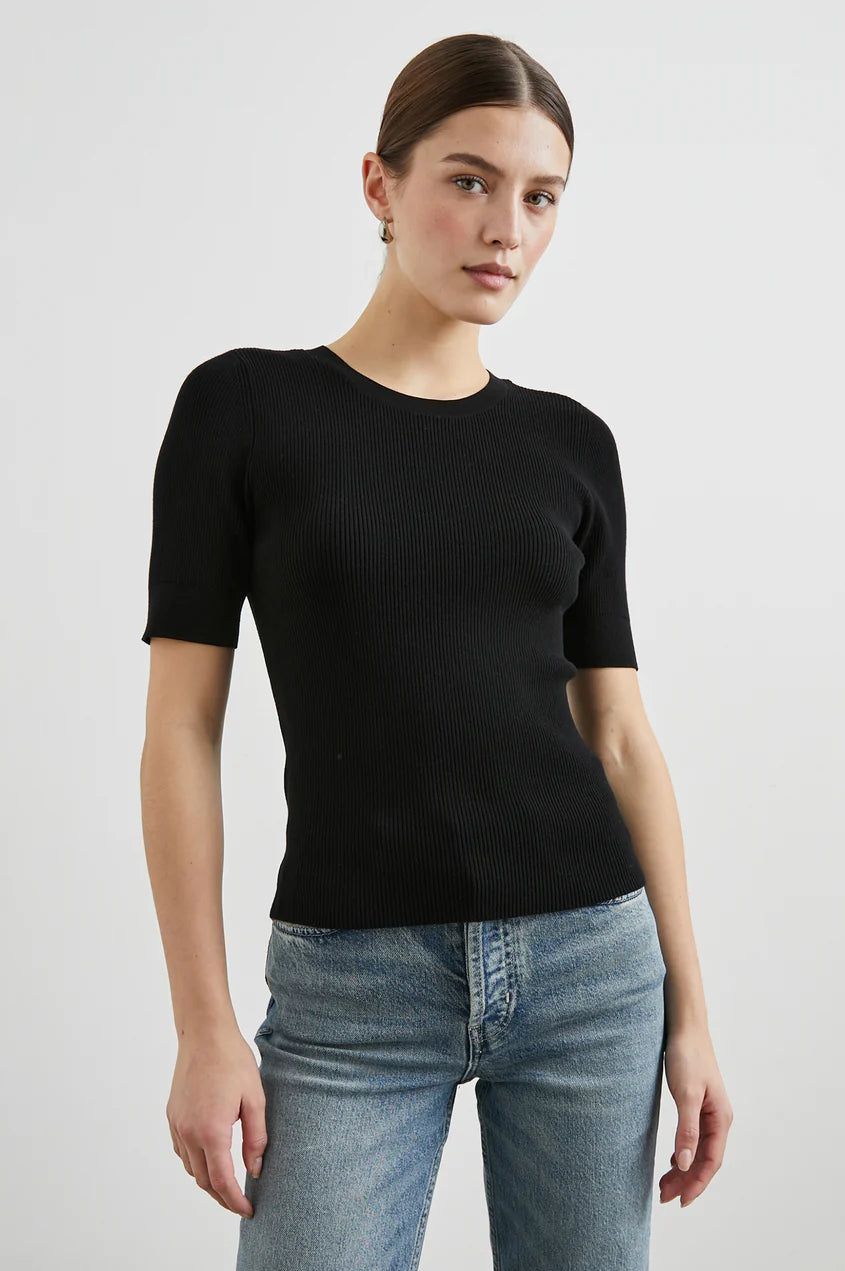 Ari Top Black Tops - Tees Rails 