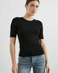 Ari Top Black Tops - Tees Rails 