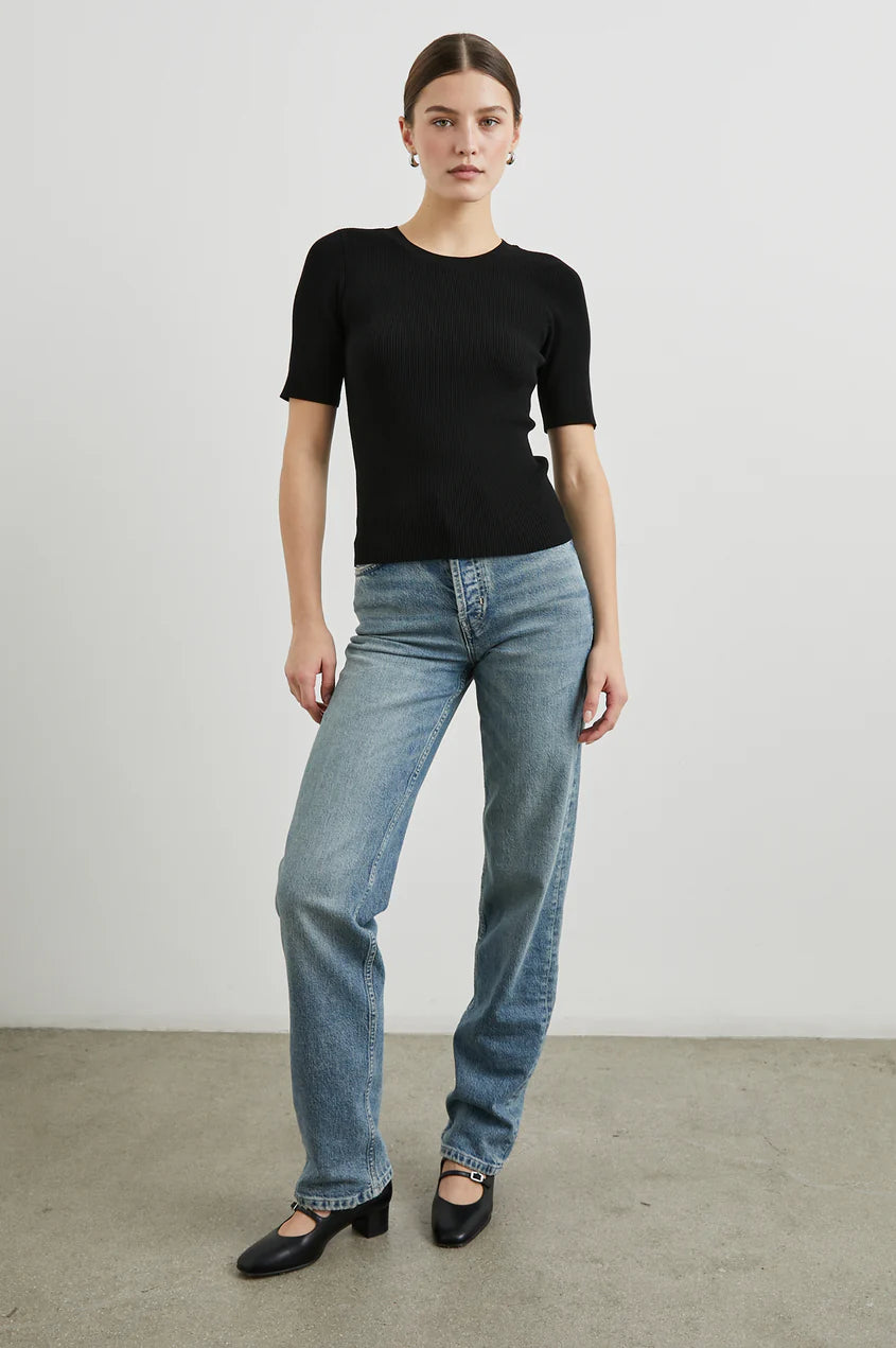 Ari Top Black Tops - Tees Rails 