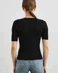 Ari Top Black Tops - Tees Rails 