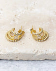 Asymmetry Huggies Earrings Native Gem 