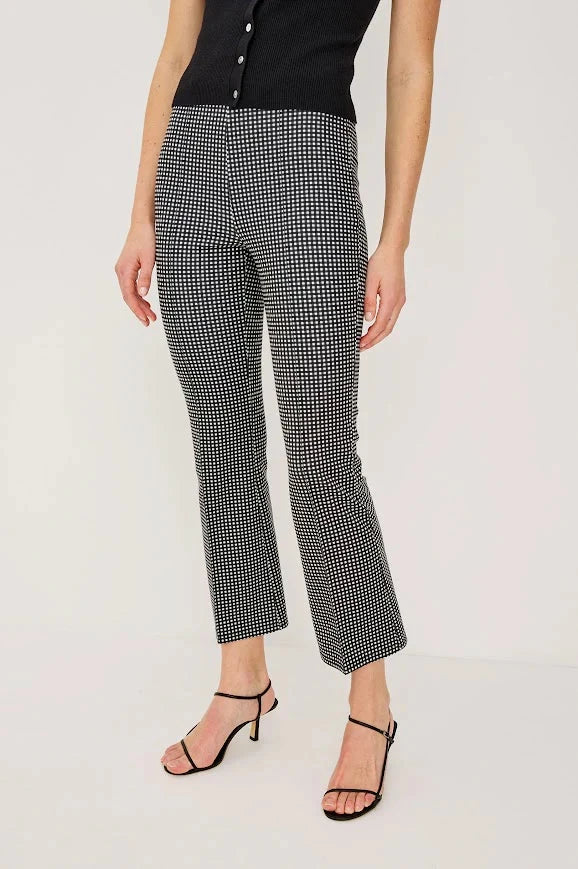 Auray Black Gingham Pants - Trousers Rails 