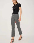 Auray Black Gingham Pants - Trousers Rails 