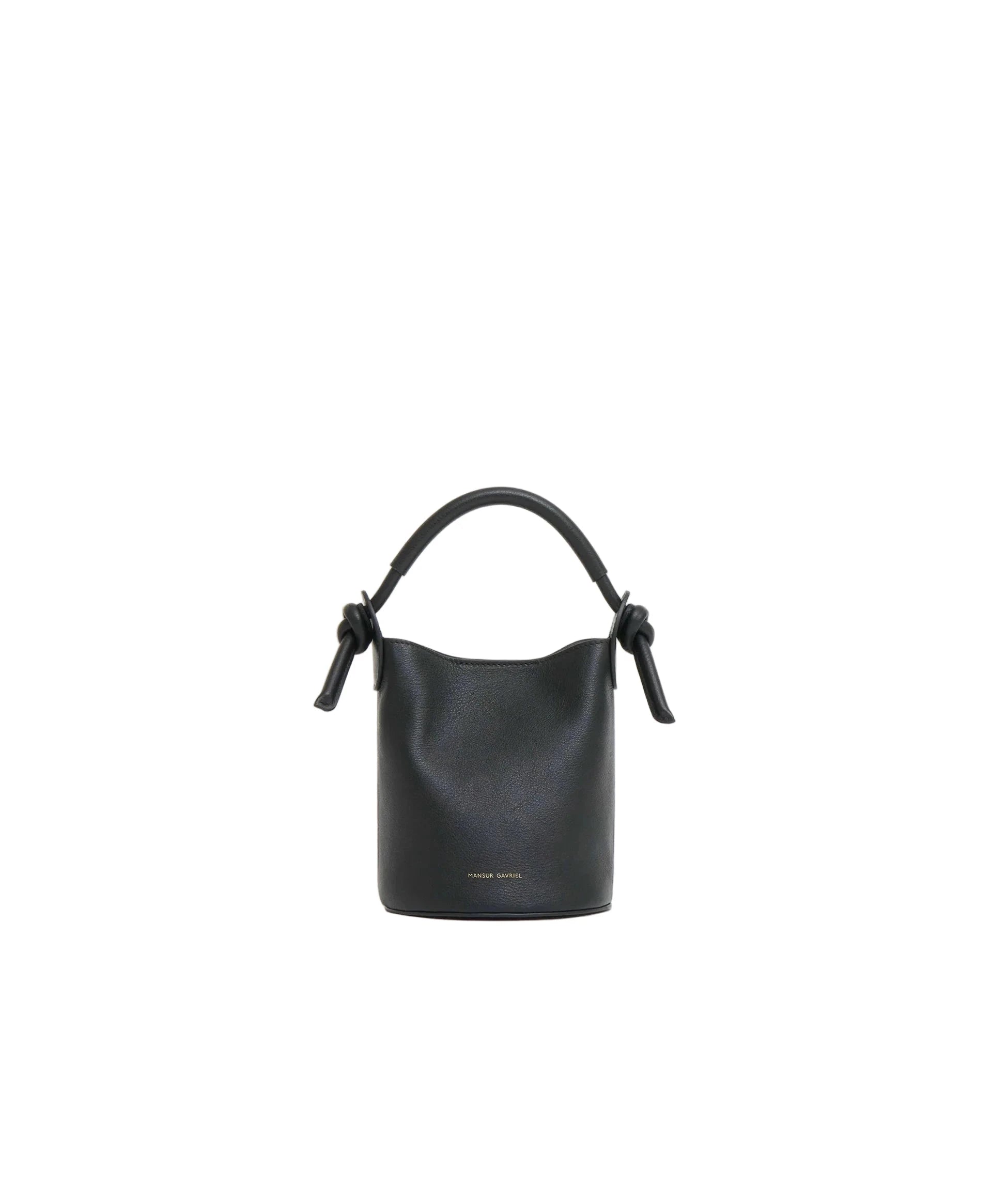 Mini Fortuna Bucket Bag Black Hobo & Shoulder Mansur Gavriel 