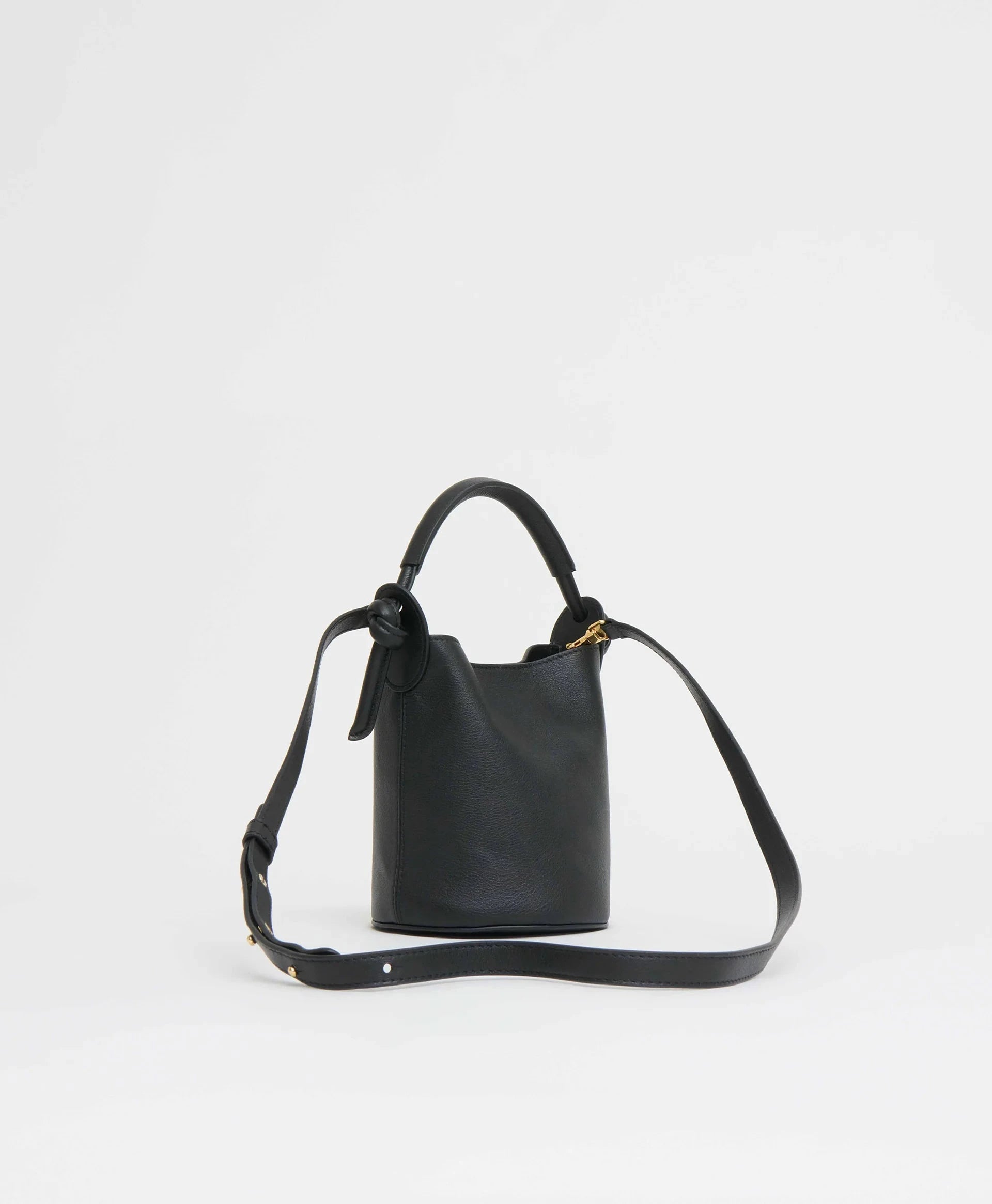 Mini Fortuna Bucket Bag Black Hobo & Shoulder Mansur Gavriel 