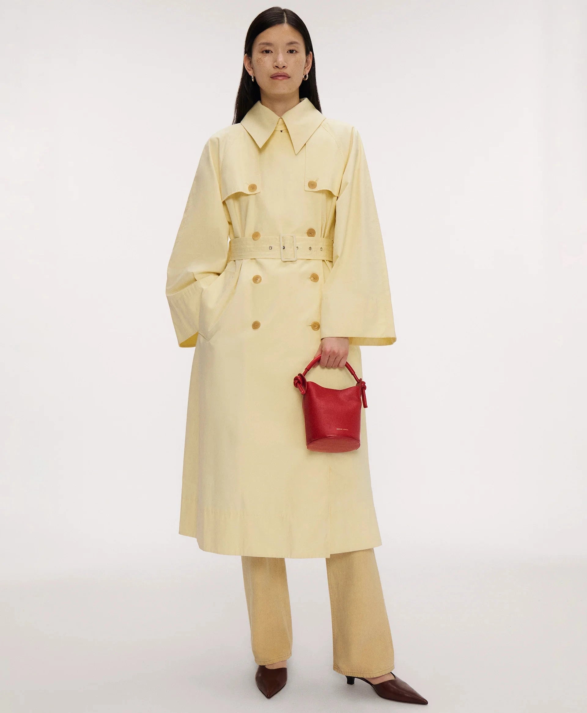 Mini Fortuna Bucket Bag Black Hobo & Shoulder Mansur Gavriel 