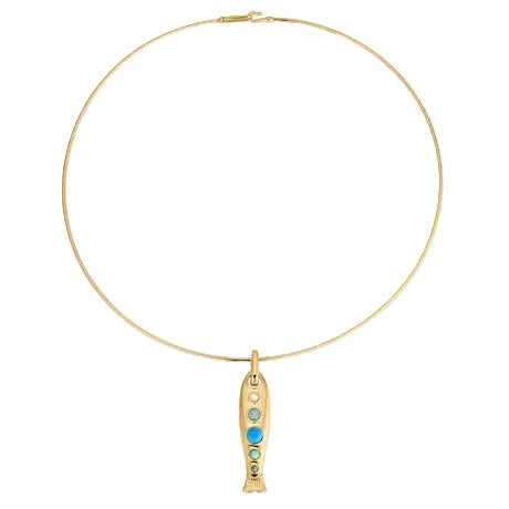 Amalfi Fish Choker Necklace Necklaces Thatch 