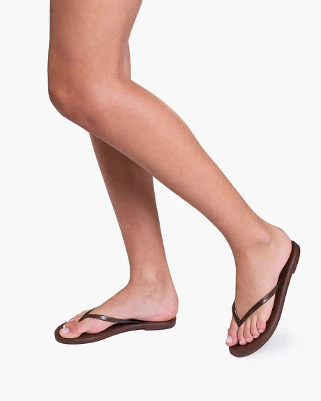 Aqua Flipflops Brun Sandals - Flip Flops Tkees 