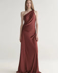 Aster Gown Black Cherry Dresses - Maxi A.L.C 