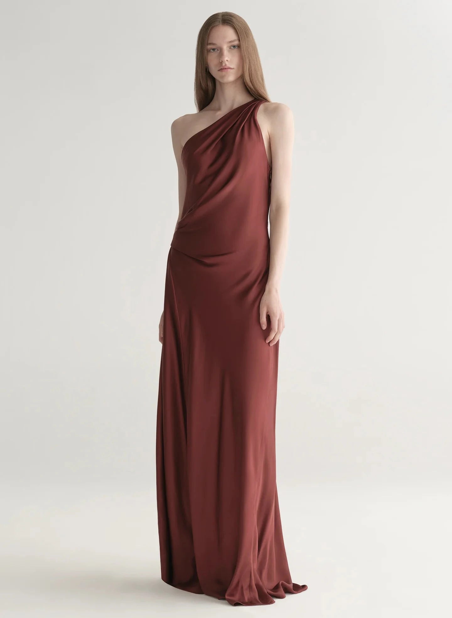Aster Gown Black Cherry Dresses - Maxi A.L.C 