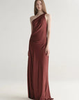 Aster Gown Black Cherry Dresses - Maxi A.L.C 
