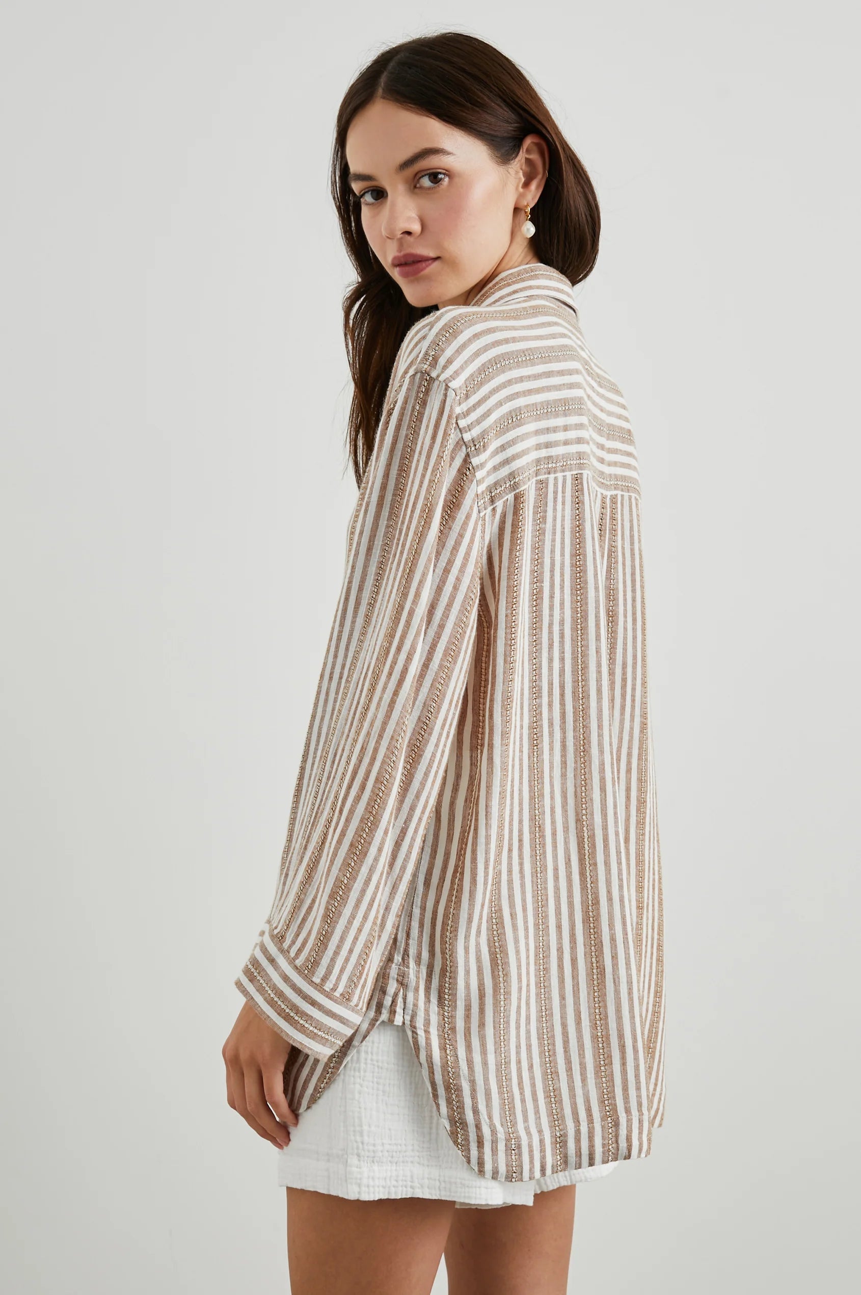 Banks Top Palo Santo Stripe Top - Blouses Rails 