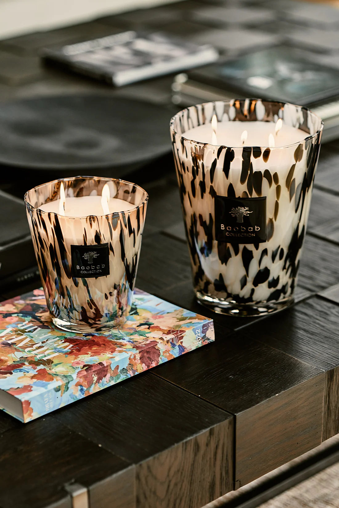 Max 24 Pearls Black Candles & Diffusers - Candles Baobab Candles 