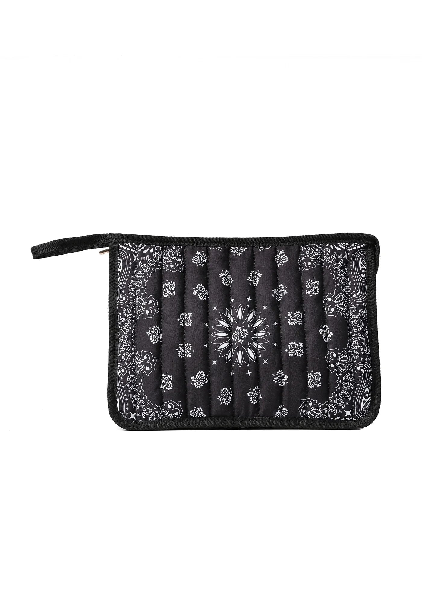 Beau Bandana Pouch Black Cosmetic Haute Shore 