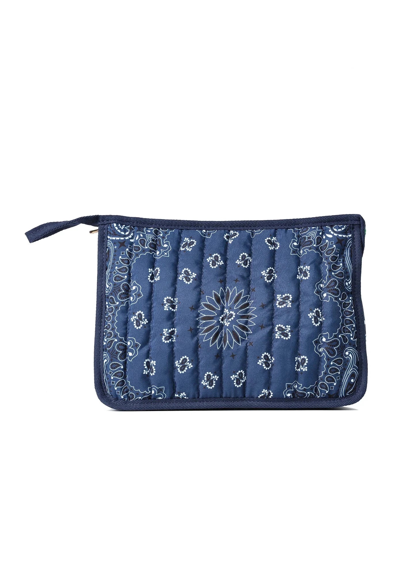 Beau Bandana Pouch Navy Cosmetic Haute Shore 