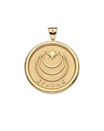Strong Original Pendant Coin Rising Sun 18" Grande Rolo Necklaces Jane Win 