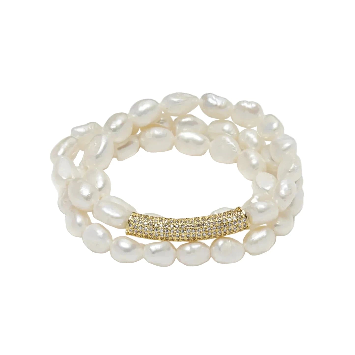Bar Bracelet White Pearl Bracelets In2Design 