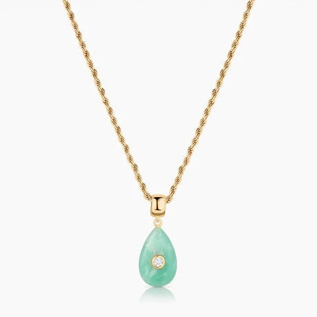 Bardot Chrysoprase Bail Charm Necklaces Thatch 