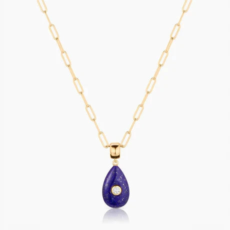 Bardot Lapis Bail Charm Necklaces Thatch 