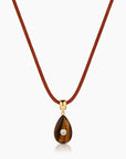 Bardot Tiger's Eye Bail Charm Necklaces Thatch 