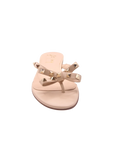 Bina Beige Leather Sandals - Flip Flops French Sole 