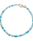 Gumdrop Beaded Necklace Blue Mist Necklaces Jane Win 