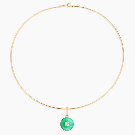 Bon Bon Chrysoprase Charm Necklaces Thatch 