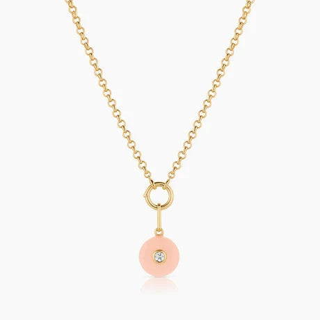 Bon Bon Pink Jade Charm Necklaces Thatch 