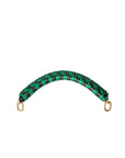 Braided Top Handle Green Apple/Black Bag Charms Clare V. 